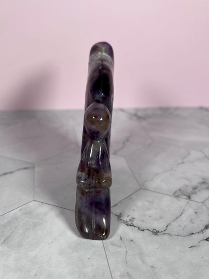 ONE (1) Stunning Dream Amethyst Fairy Crystal Carving