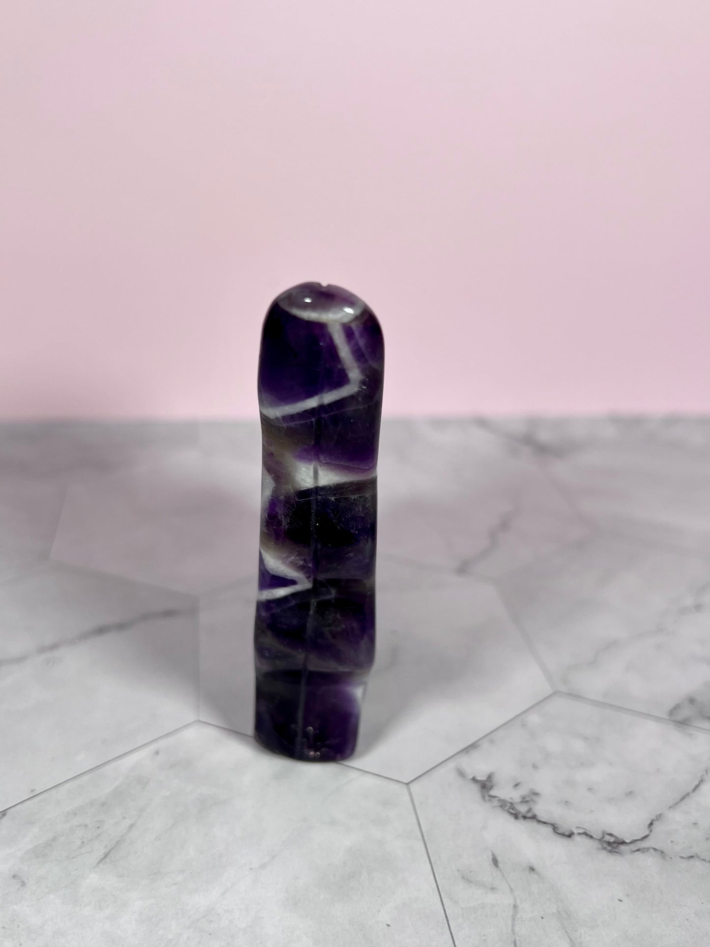 ONE (1) Stunning Dream Amethyst Fairy Crystal Carving