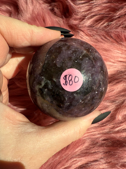 Stunning High Quality Unicorn Stone Large Sphere