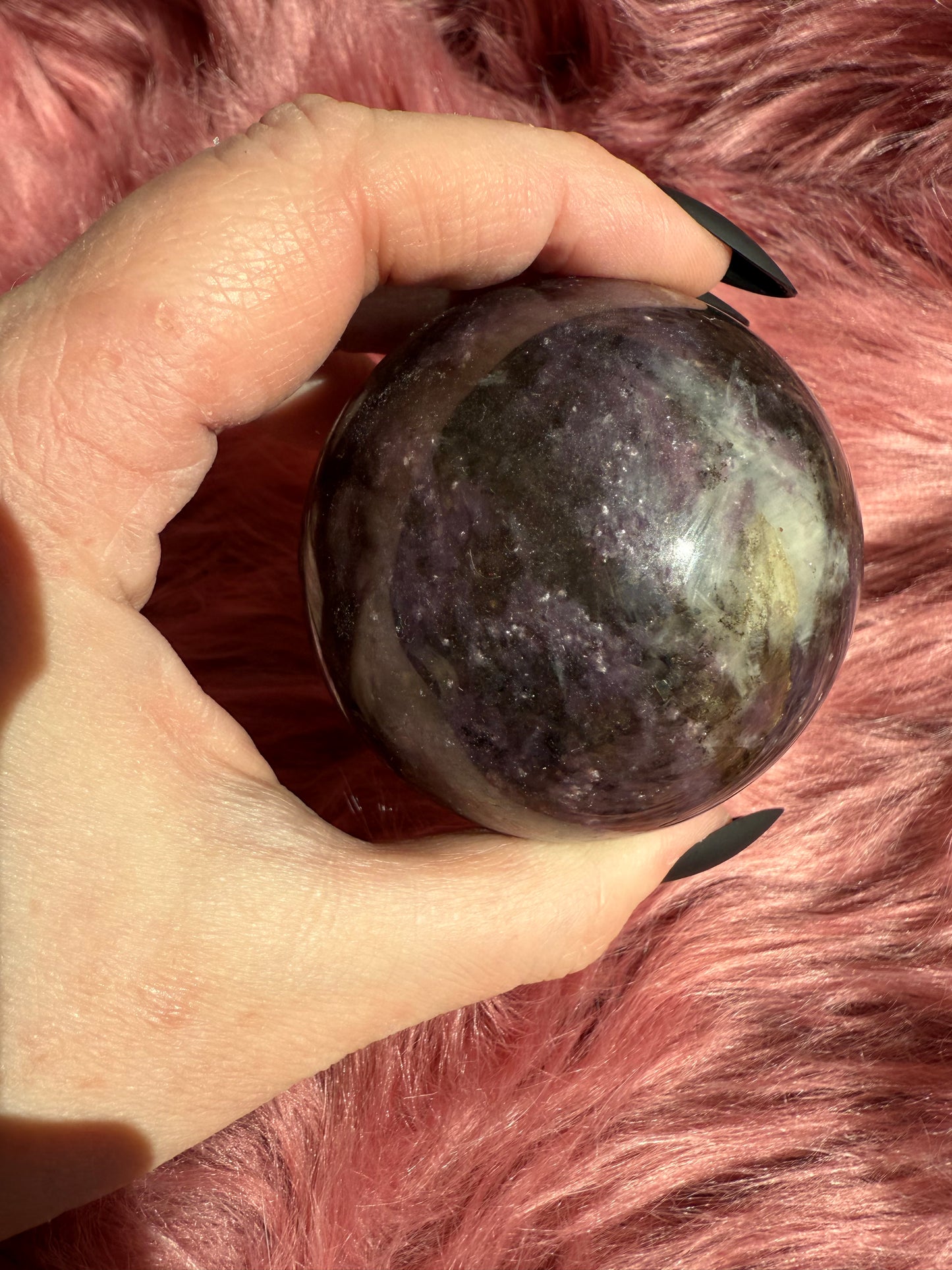 Stunning High Quality Unicorn Stone Large Sphere