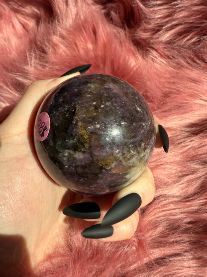 Stunning High Quality Unicorn Stone Large Sphere