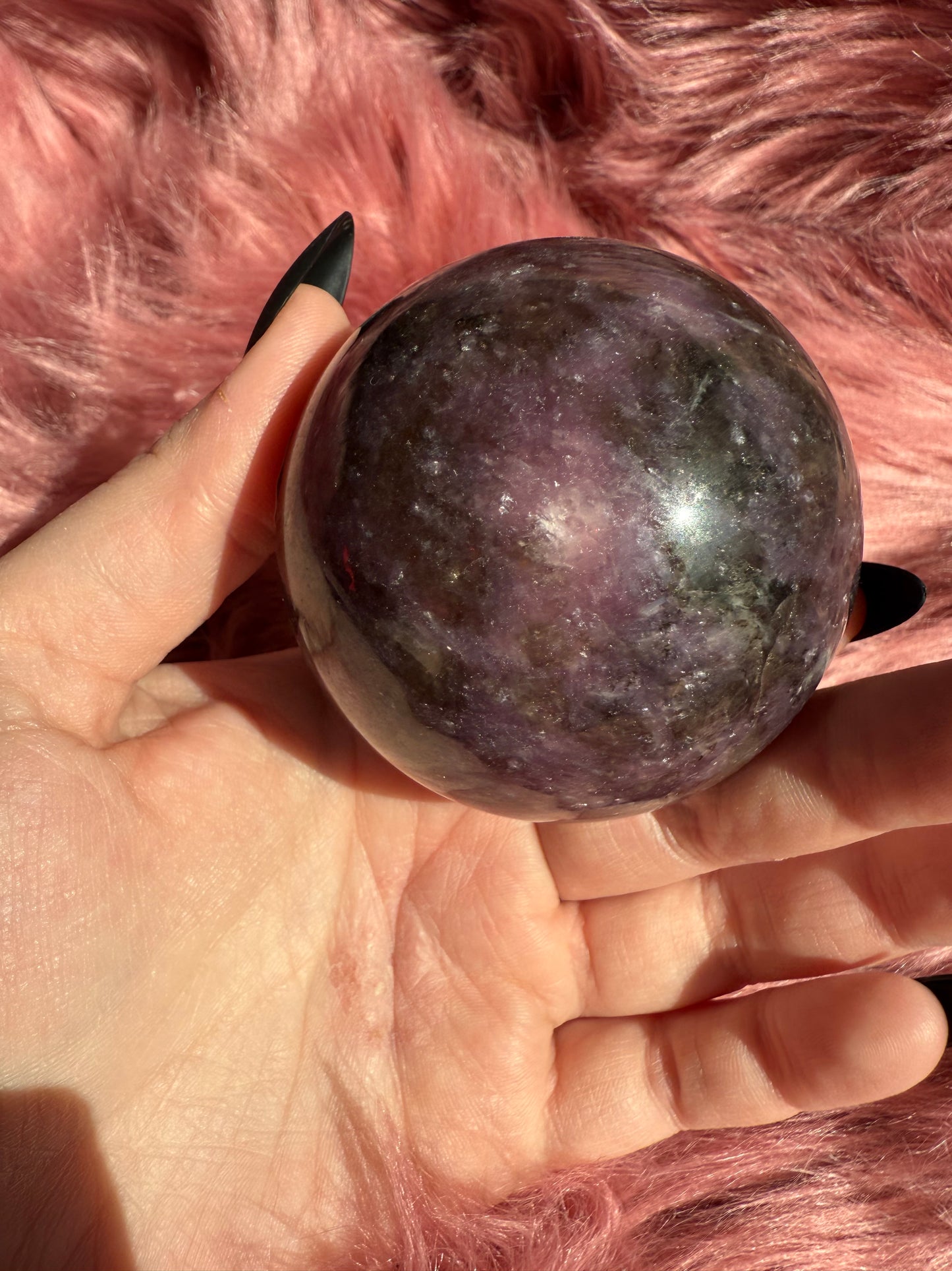 Stunning High Quality Unicorn Stone Large Sphere
