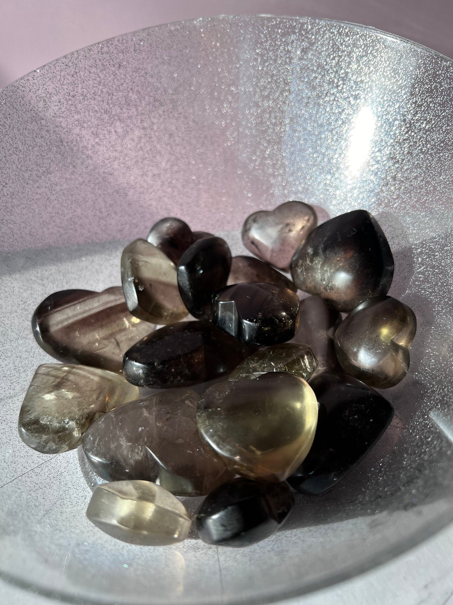 ONE (1) Stunning Smoky Quartz Heart - Intuitively Selected