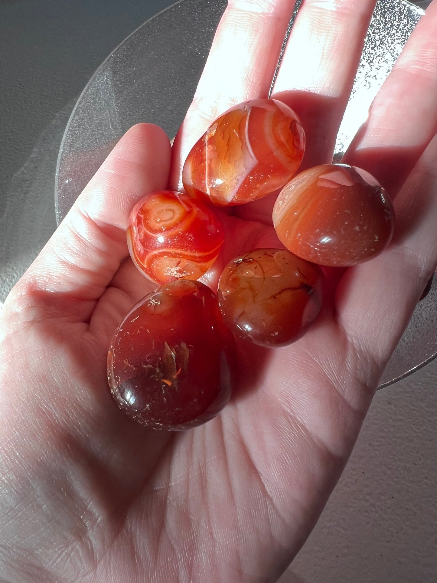 ONE (1) Stunning Carnelian Crystal Tumble - Intuitively Picked