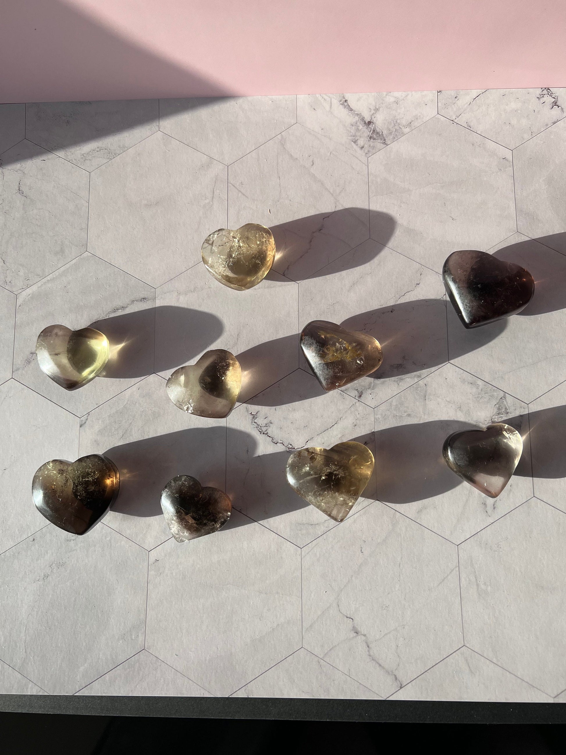 ONE (1) Stunning Smoky Quartz Heart - Intuitively Selected