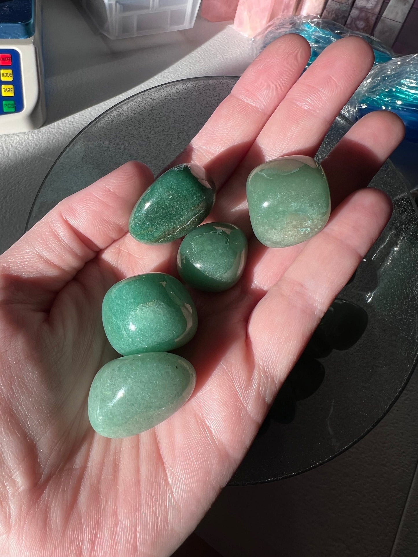 ONE (1) Stunning Green Aventurine Crystal Tumble - Intuitively Picked