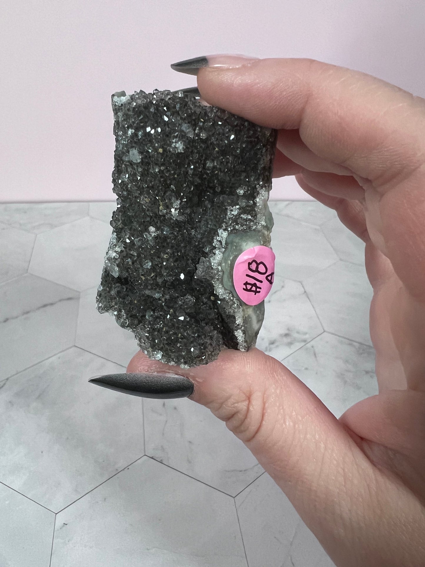 ONE (1) Stunning Black Amethyst Specimen A