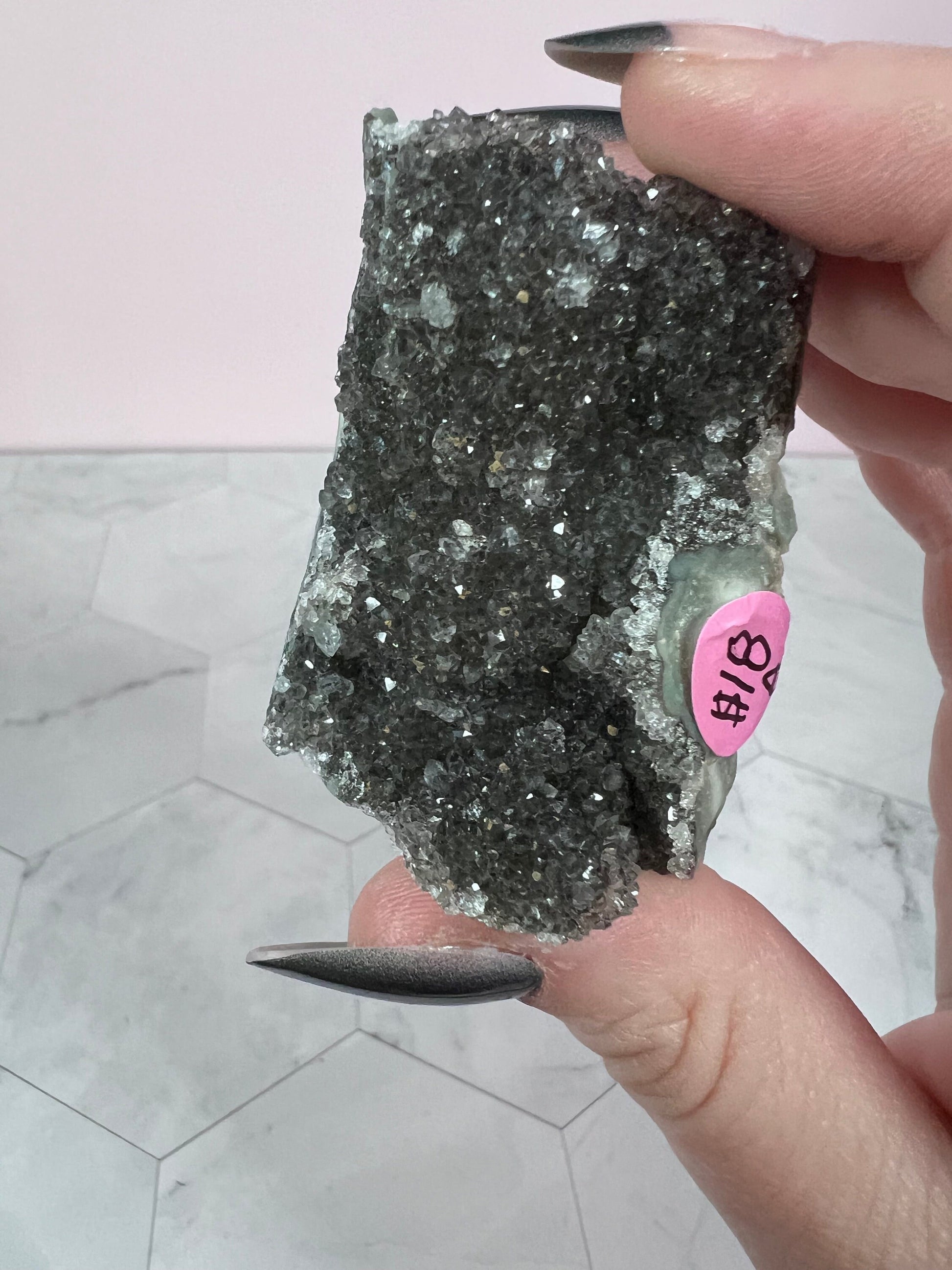 ONE (1) Stunning Black Amethyst Specimen A