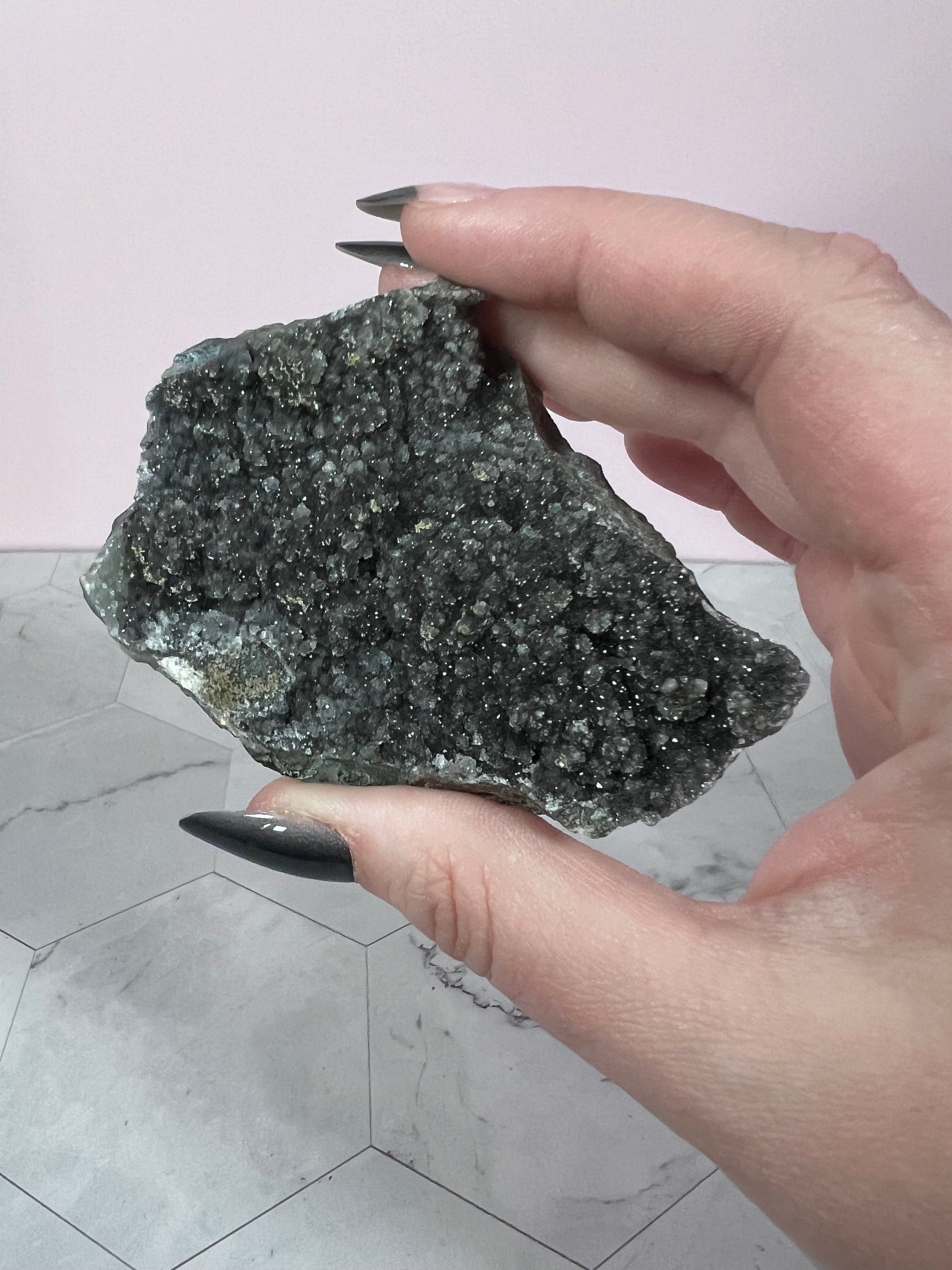 ONE (1) Stunning Black Amethyst Specimen C