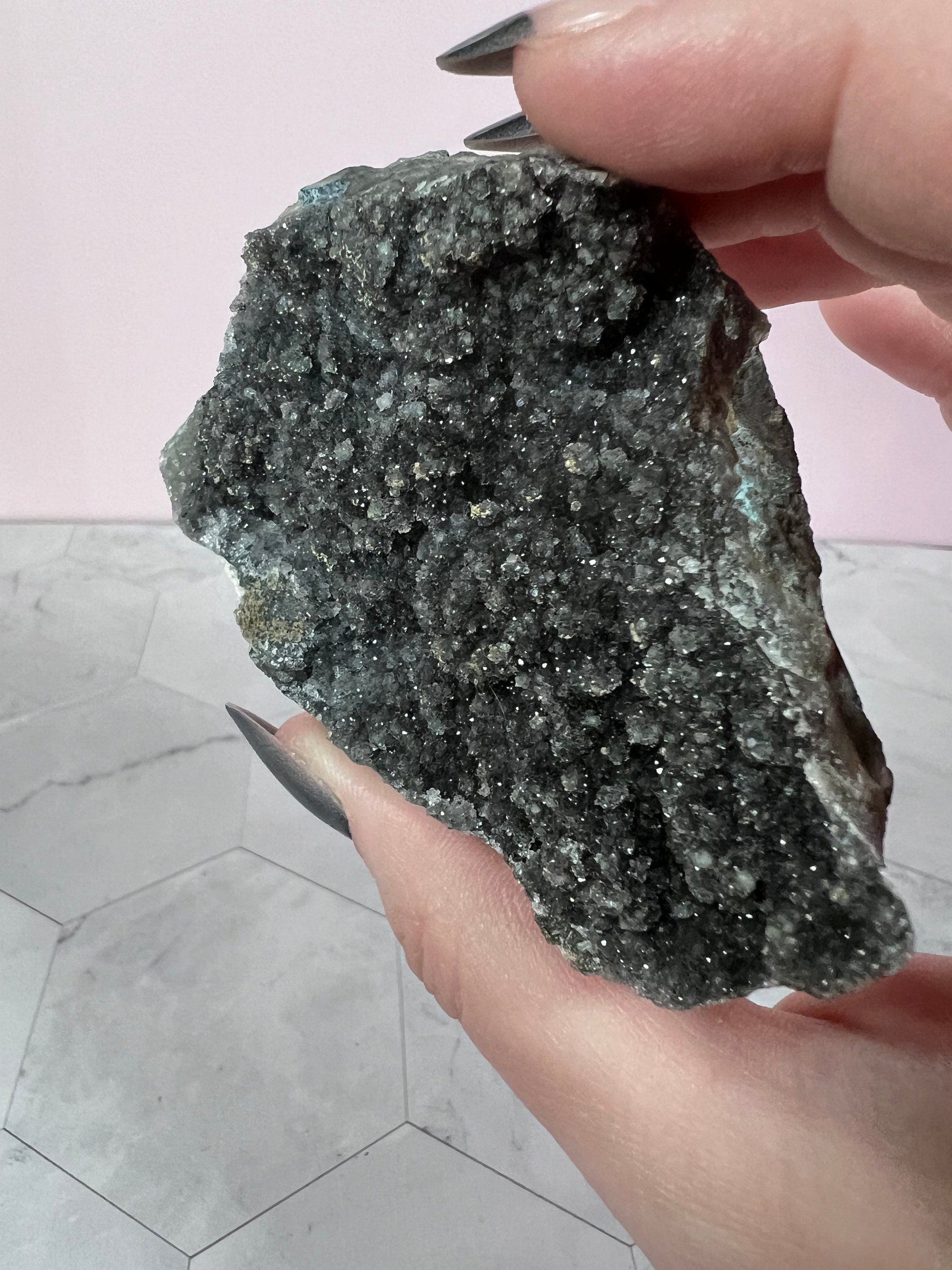 ONE (1) Stunning Black Amethyst Specimen C