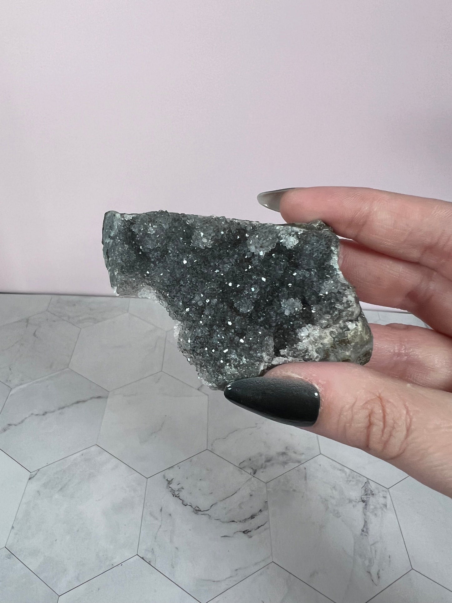 ONE (1) Stunning Black Amethyst Specimen D