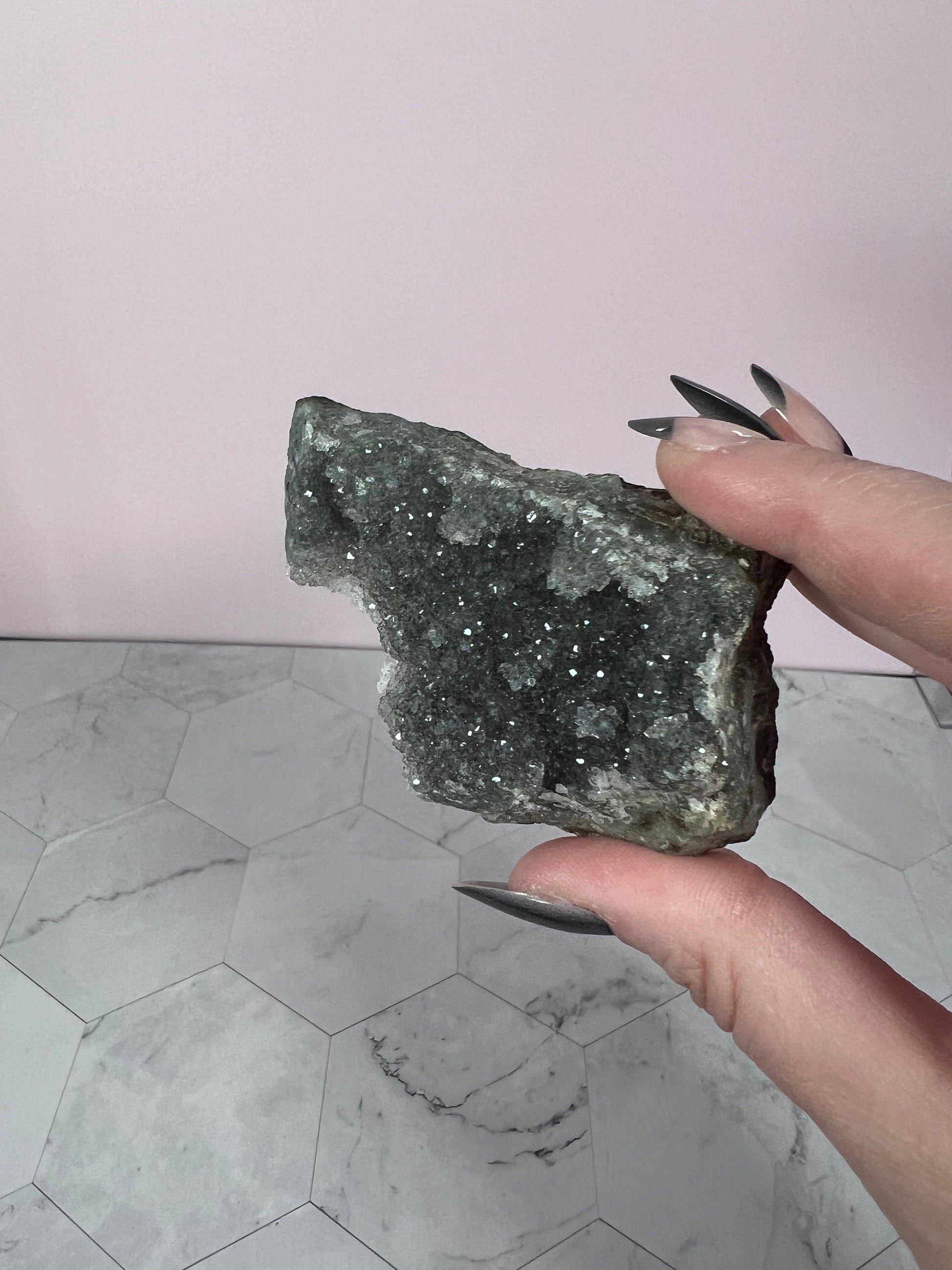 ONE (1) Stunning Black Amethyst Specimen D