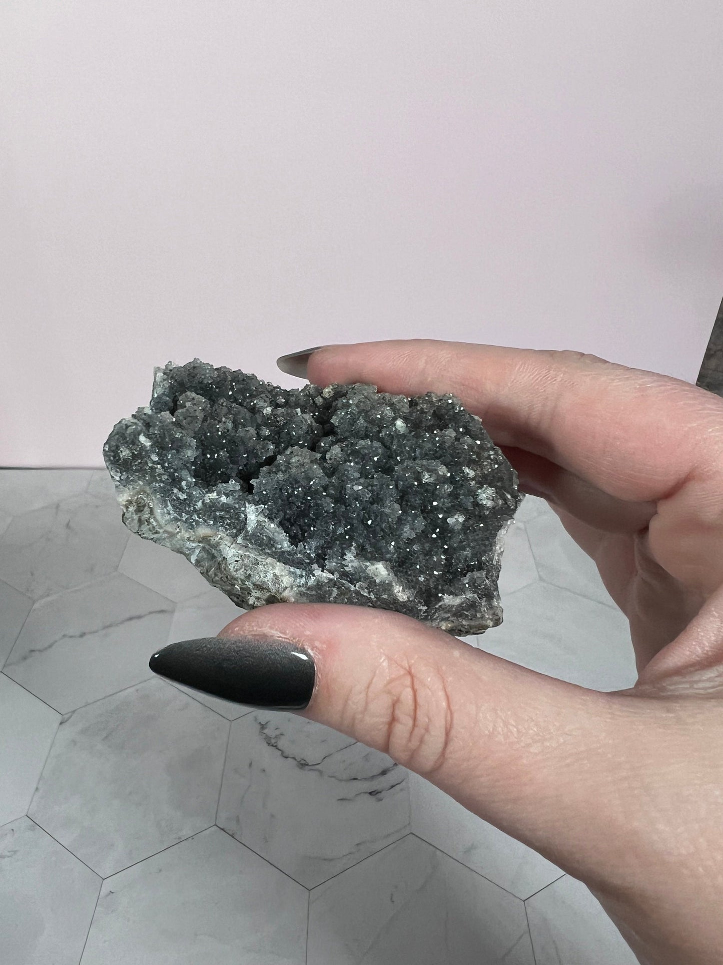 ONE (1) Stunning Black Amethyst Specimen E