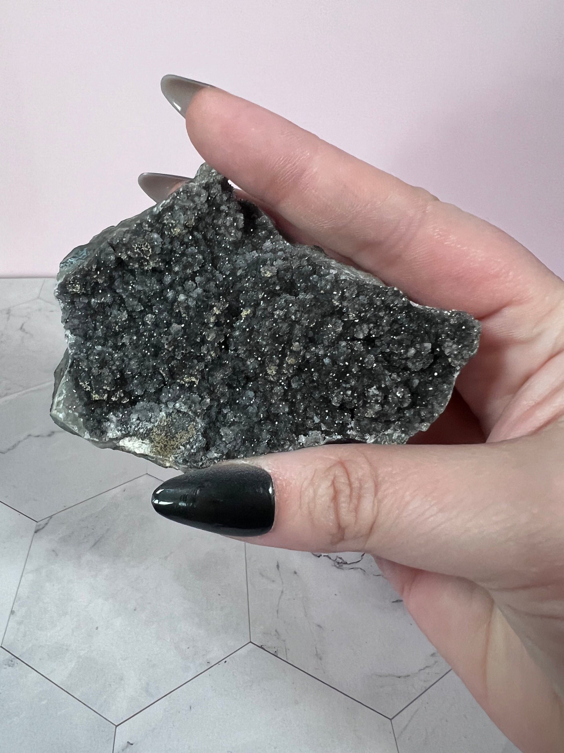 ONE (1) Stunning Black Amethyst Specimen C