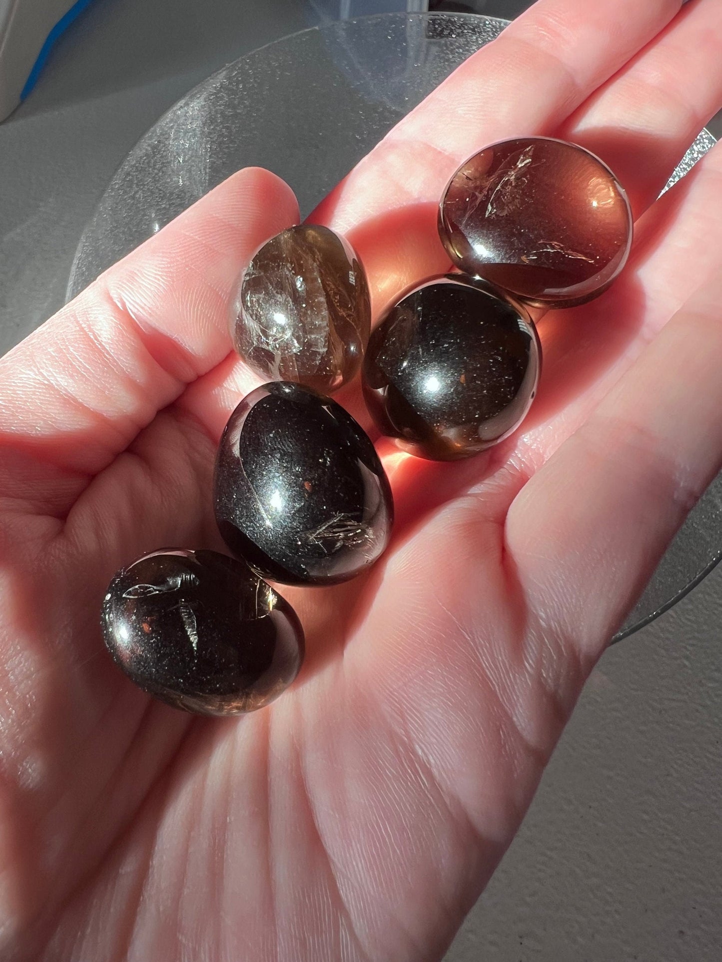 ONE (1) Stunning High Quality Smoky Quartz Crystal Tumble - Intuitively Picked