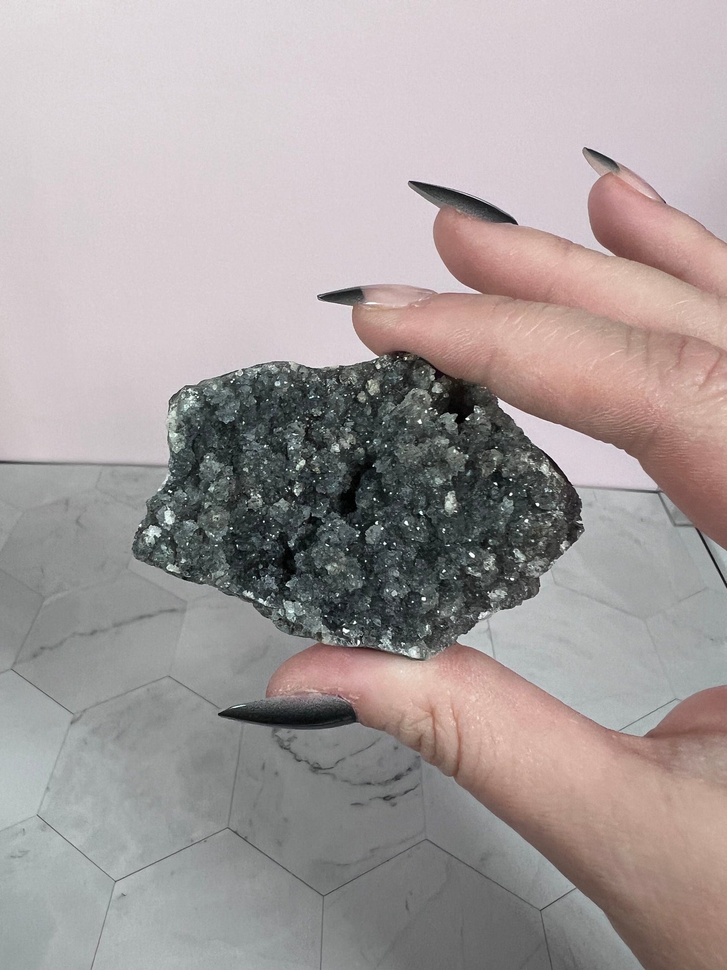 ONE (1) Stunning Black Amethyst Specimen E