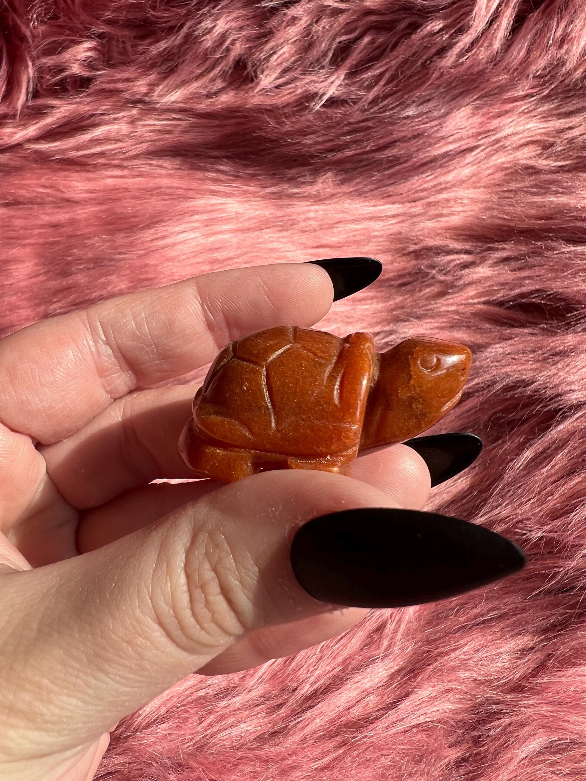 ONE (1) Stunning High Quality Mini Turtle Carving