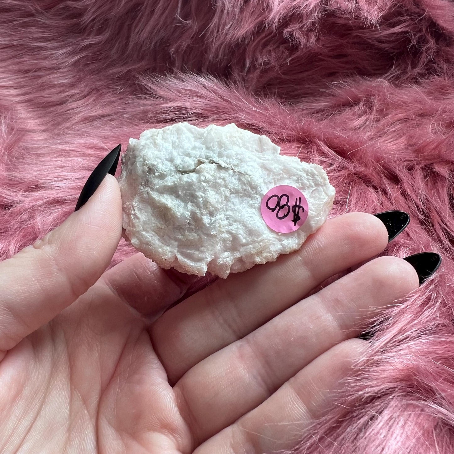 ONE (1) Stunning Pink Calcite with Pyrite Specimen