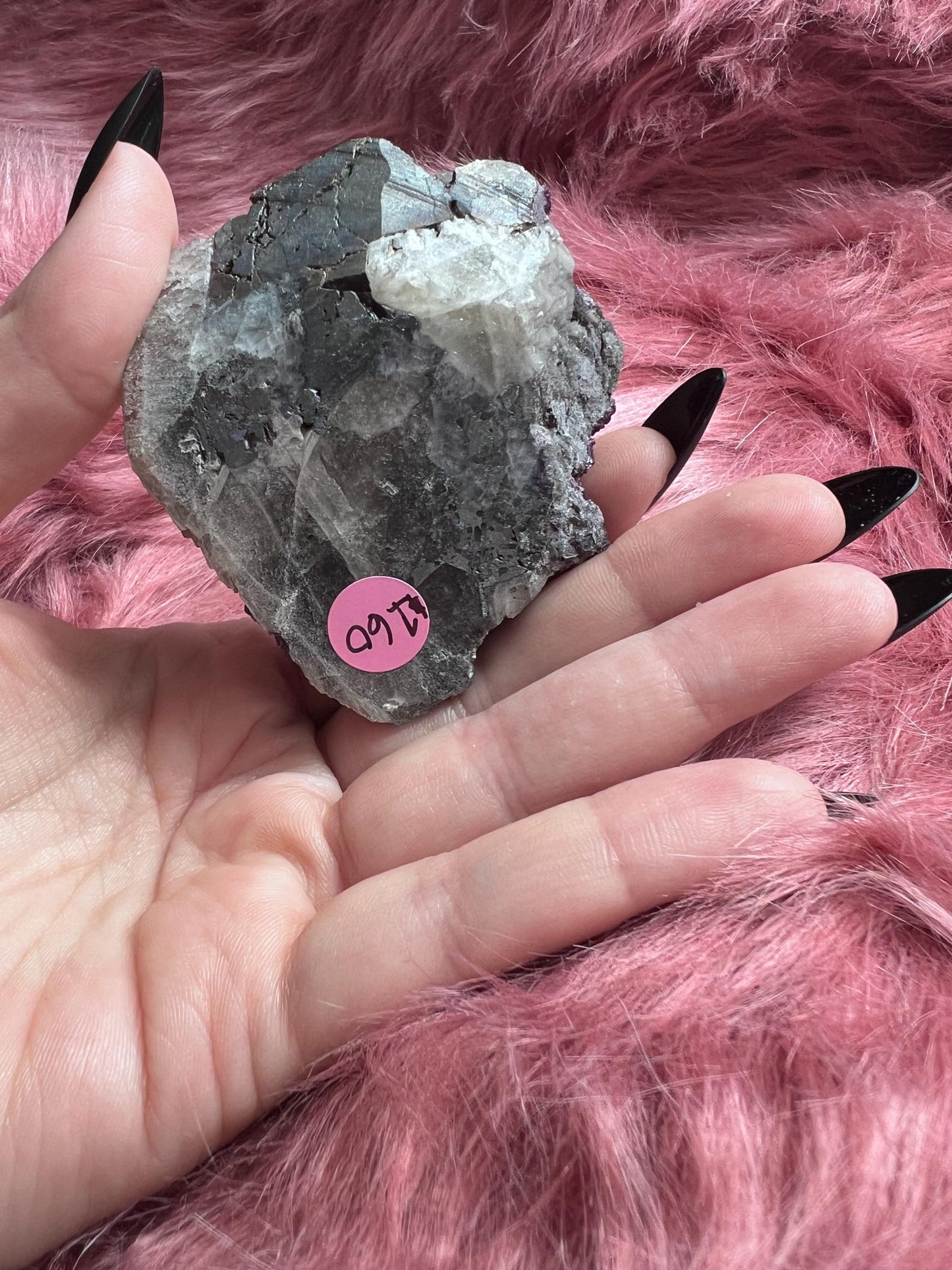 ONE (1) Stunning Fluorite with Hematite and Pyrite Specimen