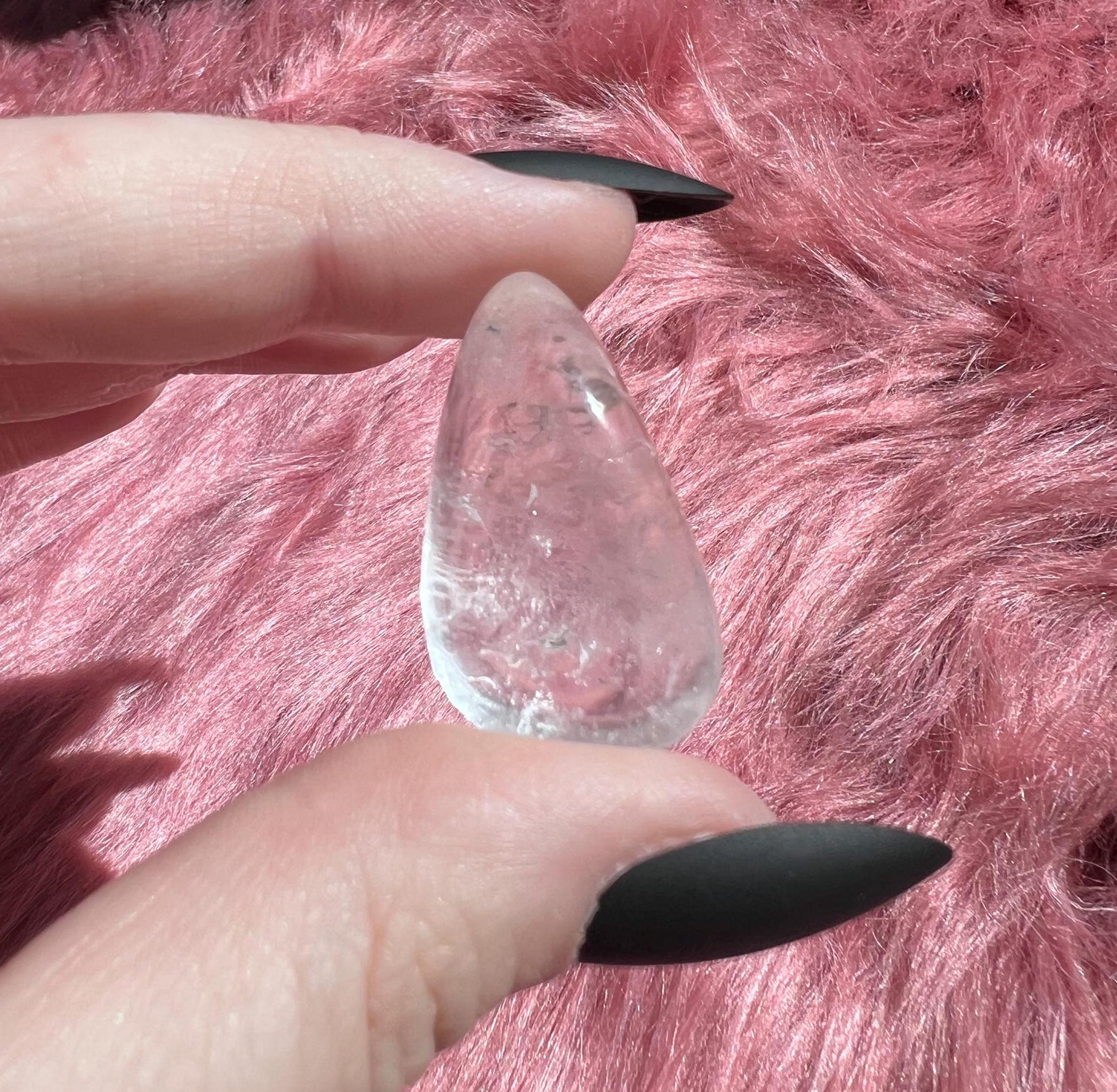 ONE (1) Stunning Clear Quartz Tumble - Intuitively Picked