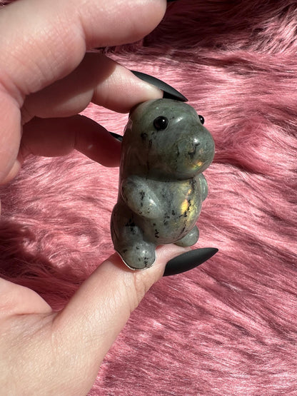 ONE (1) Stunning High Quality Kawaii Chunky Dino Dinosaur Carving