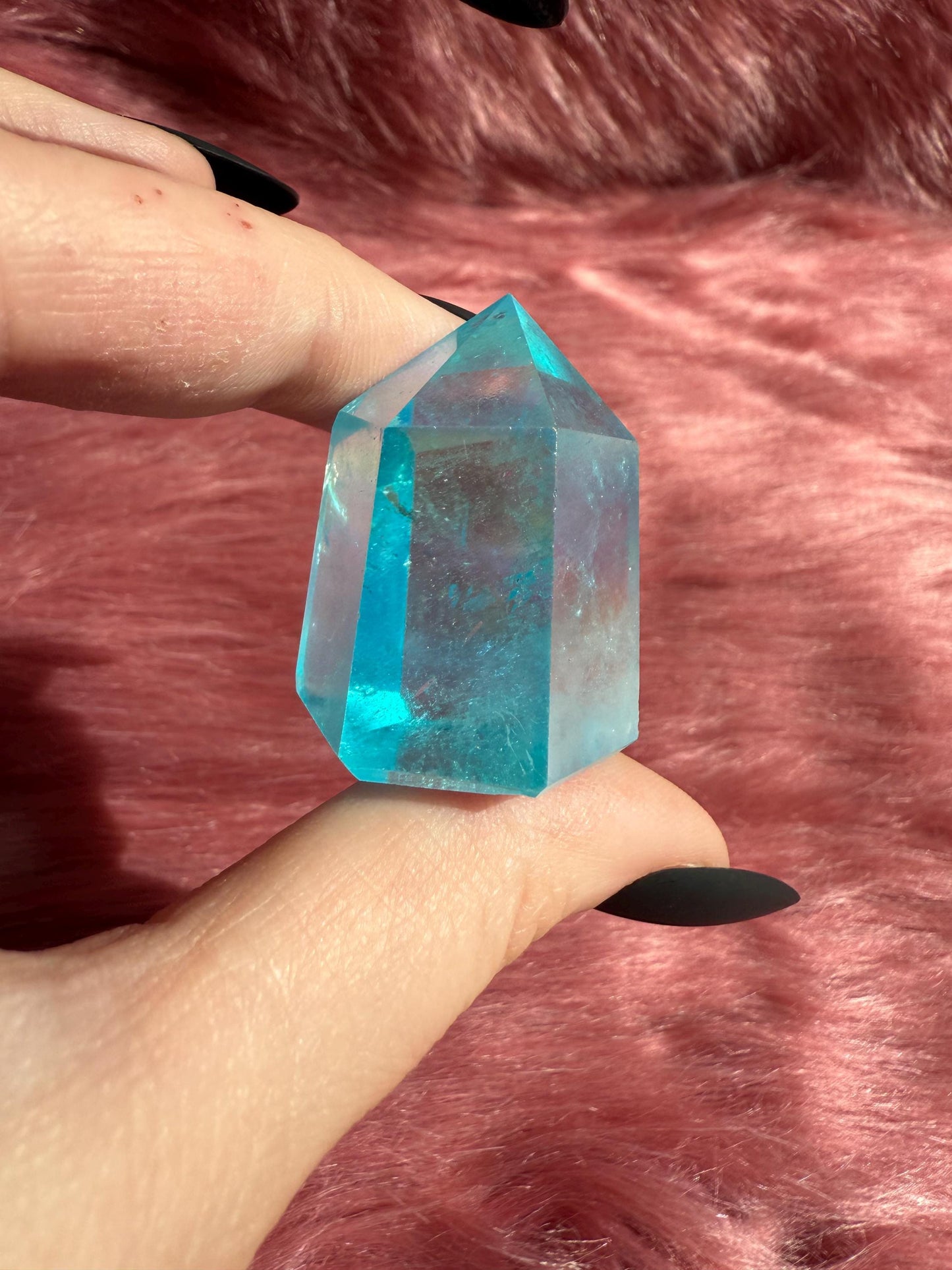 Stunning High Quality Aura Quartz Mini Tower