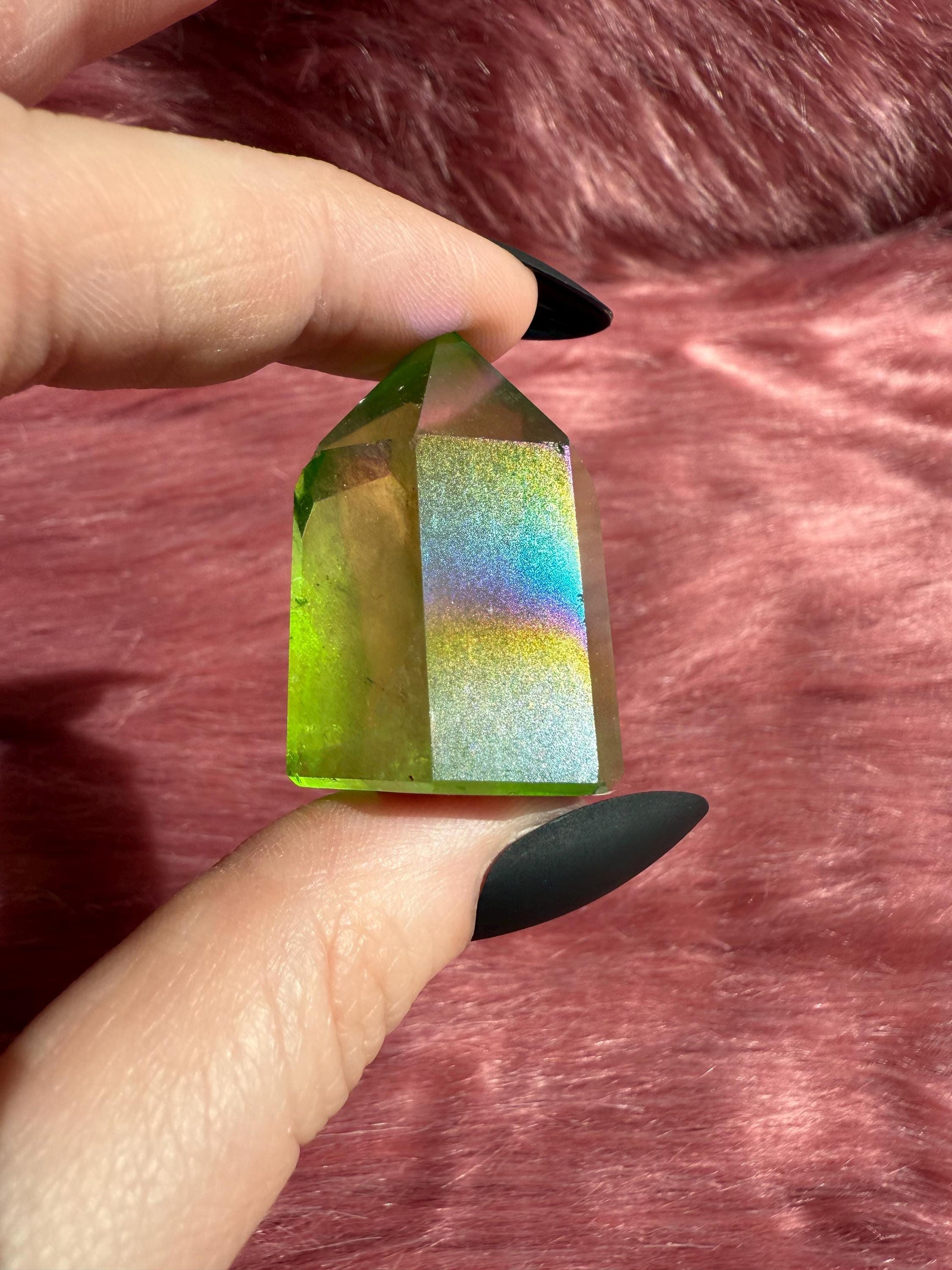 Stunning High Quality Aura Quartz Mini Tower