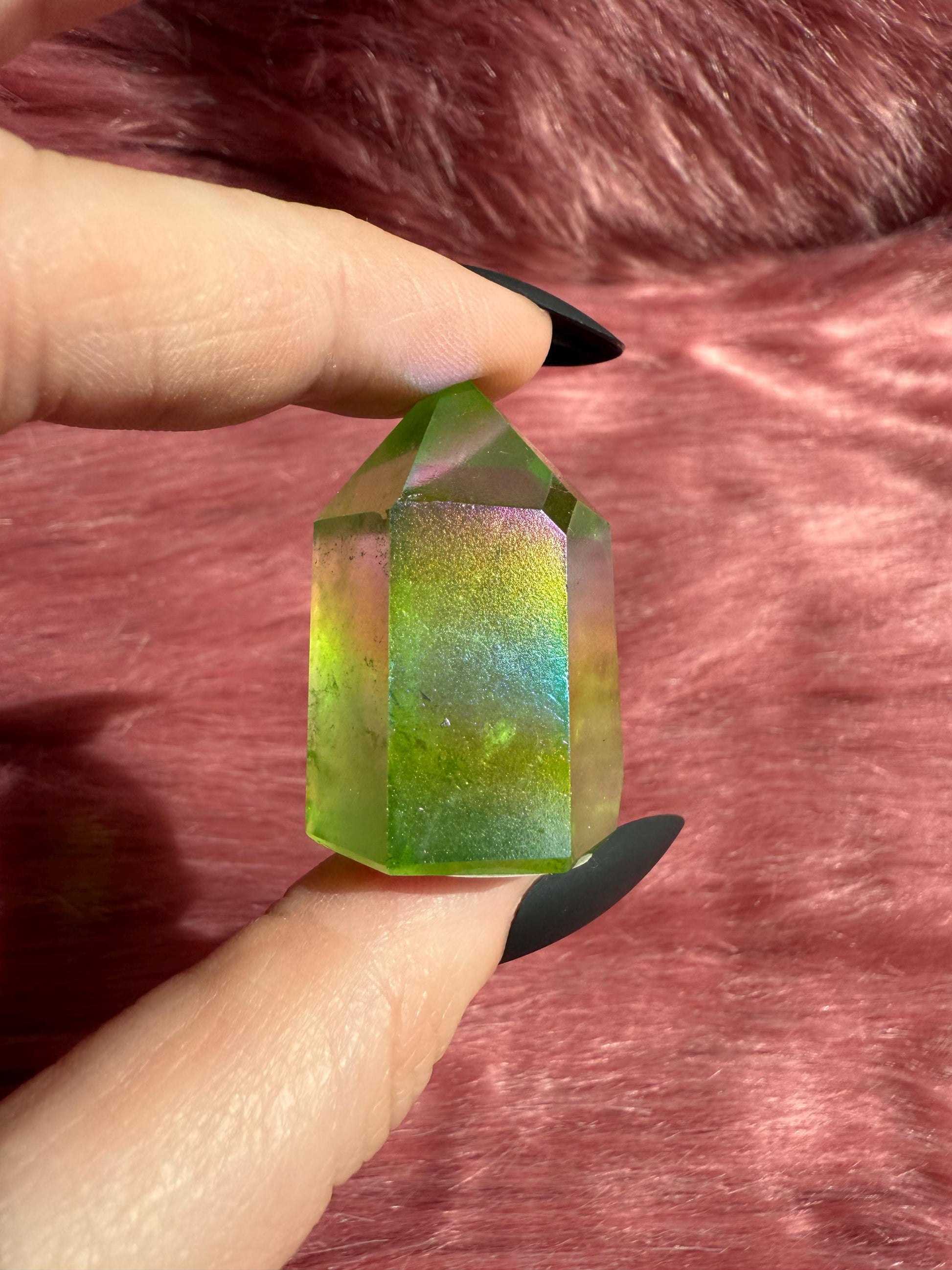 Stunning High Quality Aura Quartz Mini Tower