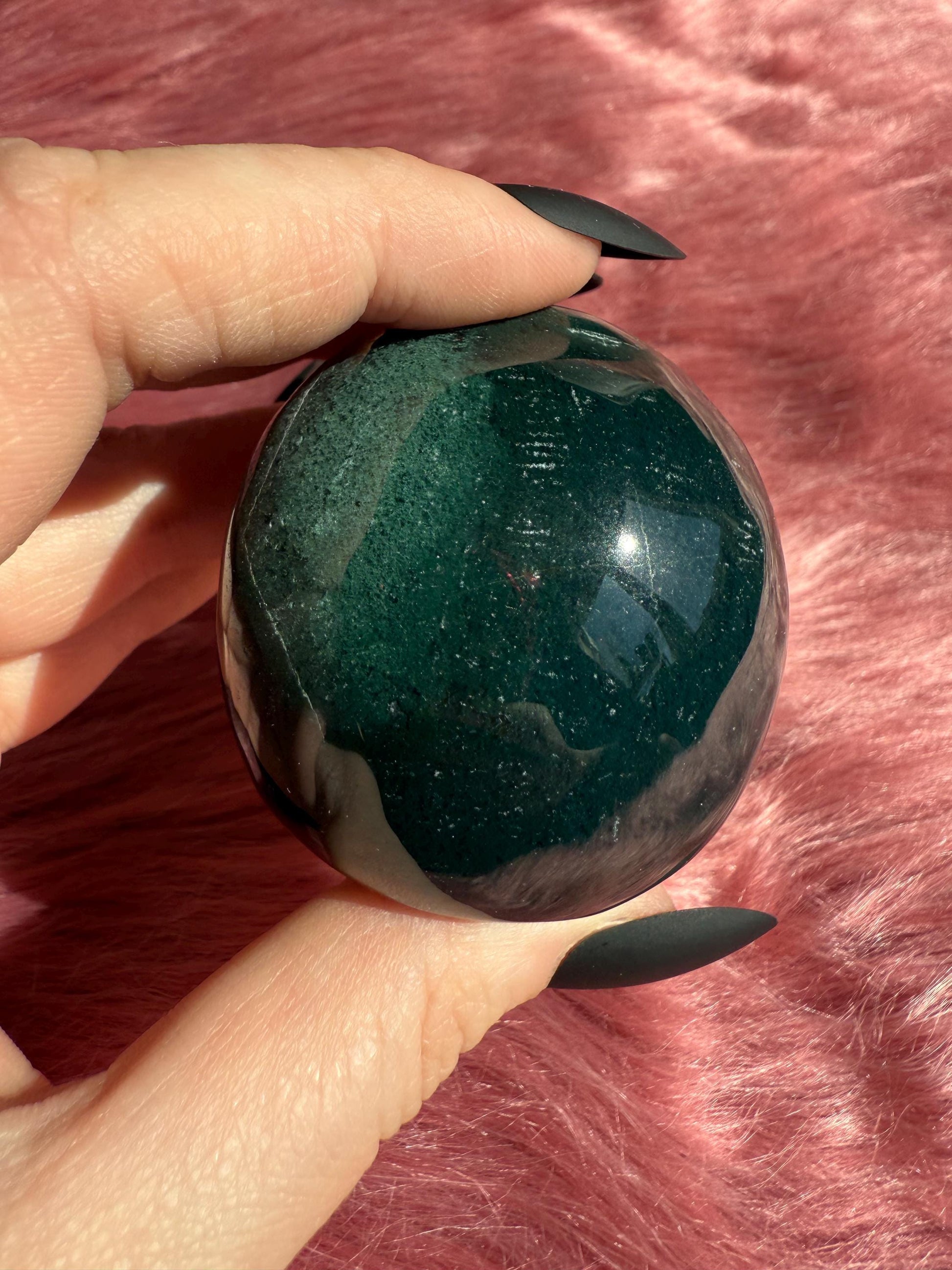 Stunning High Quality Moss Agate Skull B
